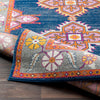 Surya Harput HAP-1037 Dark Blue Medium Gray Light Garnet Burnt Orange Saffron White Area Rug Pile Image