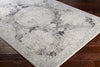 Surya Harput HAP-1041 Light Gray Medium White Charcoal Area Rug Corner Image