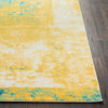 Surya Harput HAP-1058 Saffron Teal Dark Blue White Area Rug Detail Image