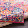 Surya Harput HAP-1062 White Saffron Teal Burnt Orange Garnet Dark Blue Area Rug Pile Image