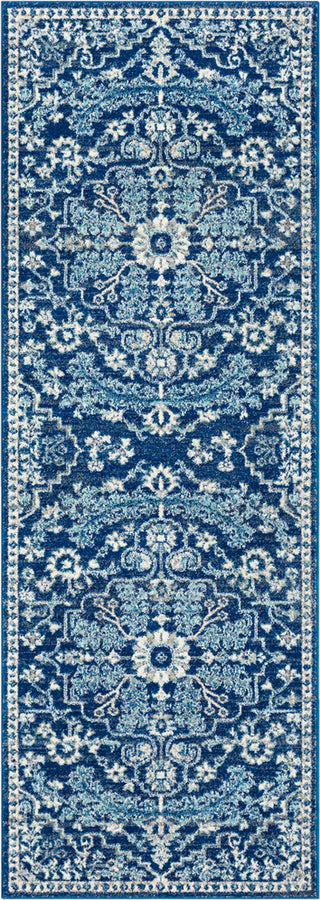 Surya Harput HAP-1068 Beige Light Gray Teal Dark Blue Area Rug Runner Image