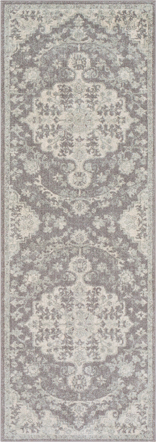 Surya Harput HAP-1070 Light Gray Charcoal Beige Area Rug Runner Image