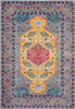 Surya Harput HAP-1076 Garnet Charcoal Light Gray Saffron Dark Blue Teal Beige Black Burnt Orange Area Rug Mirror main image