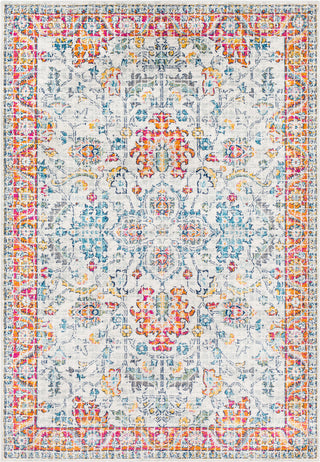 Surya Harput HAP-1079 Burnt Orange Garnet Beige Light Gray Dark Blue Teal Saffron Charcoal Area Rug Mirror main image