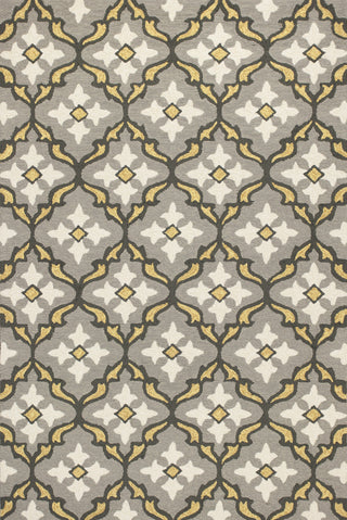 KAS Harbor 4209 Grey/Gold Mosaic Hand Woven Area Rug