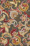 KAS Harbor 4213 Taupe Flora Hand Woven Area Rug