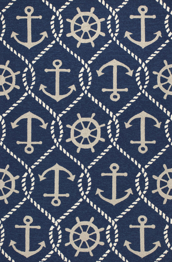 KAS Harbor 4220 Navy Marina Hand Woven Area Rug