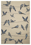 KAS Harbor 4221 Ivory Birds On A Wire Hand Woven Area Rug