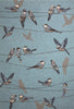 KAS Harbor 4222 Blue Birds On A Wire Hand Woven Area Rug