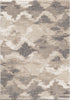 Orian Rugs Super Shag Harlequin Beige Area Rug Main Image