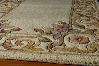 Momeni Harmony HA-07 Ivory Area Rug Corner Shot