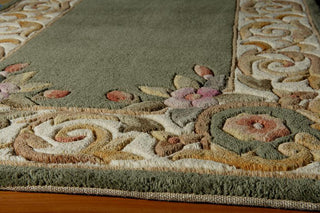 Momeni Harmony HA-07 Sage Area Rug Corner Shot