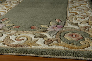 Momeni Harmony HA-07 Sage Area Rug Closeup Feature