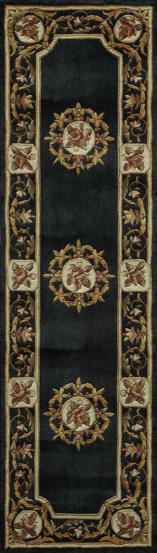 Momeni Harmony HA-12 Blue Area Rug Closeup