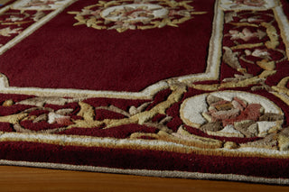 Momeni Harmony HA-12 Burgundy Area Rug Closeup