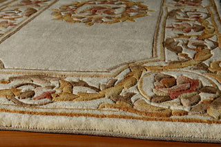 Momeni Harmony HA-12 Ivory Area Rug Corner Shot