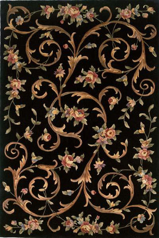 Momeni Harmony HA-13 Black Area Rug main image