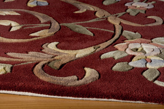 Momeni Harmony HA-13 Brick Area Rug Closeup