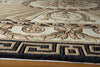 Momeni Harmony HA-15 Black Area Rug Corner Shot