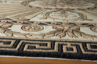 Momeni Harmony HA-15 Black Area Rug Closeup