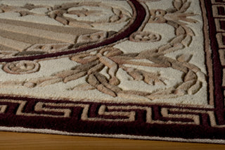 Momeni Harmony HA-15 Burgundy Area Rug Closeup