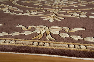 Momeni Harmony HA-18 Brown Area Rug Corner Shot