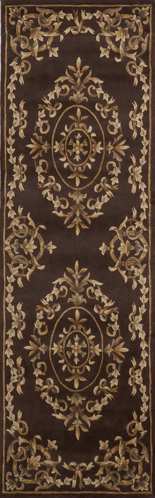 Momeni Harmony HA-18 Brown Area Rug Closeup