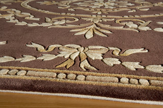 Momeni Harmony HA-18 Brown Area Rug Closeup