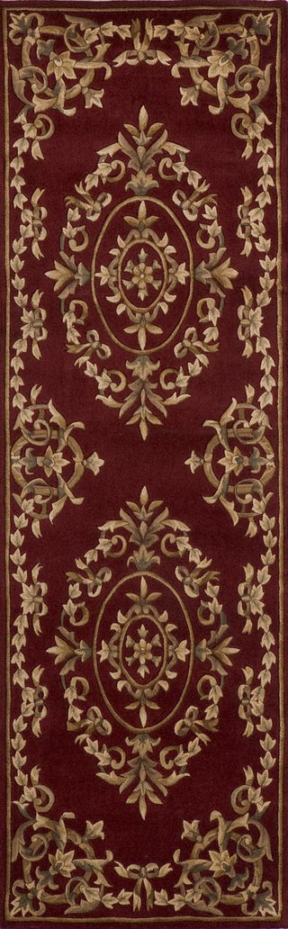 Momeni Harmony HA-18 Red Area Rug Closeup