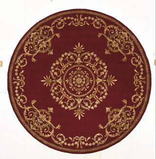 Momeni Harmony HA-18 Red Area Rug Detail Shot