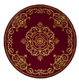 Momeni Harmony HA-18 Red Area Rug Close up