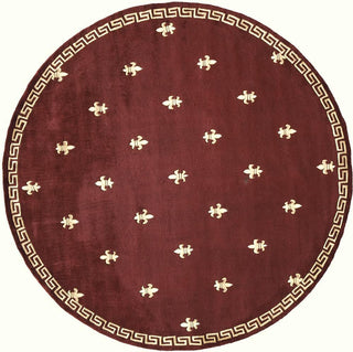 Momeni Harmony HA-19 Burgundy Area Rug Detail Shot