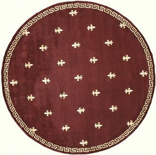 Momeni Harmony HA-19 Burgundy Area Rug Close up