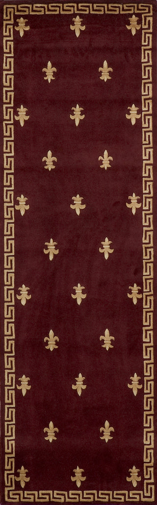 Momeni Harmony HA-19 Burgundy Area Rug Runner