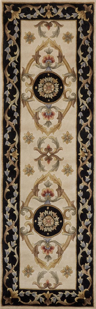 Momeni Harmony HA-24 Black Area Rug Closeup