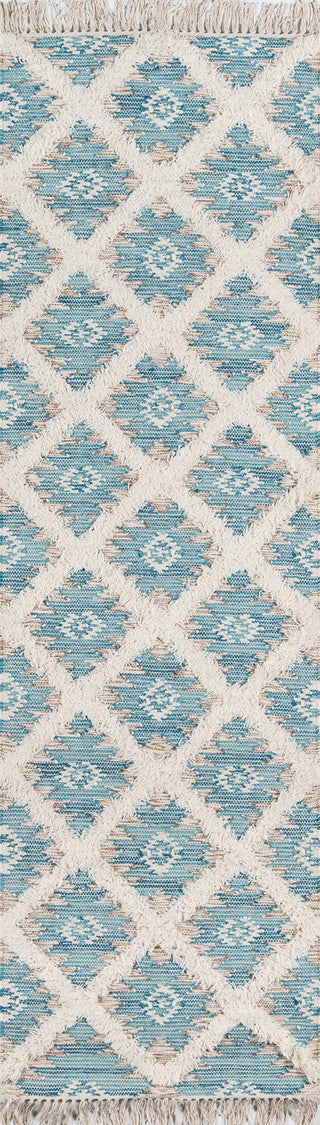 Momeni Harper HAR-1 Aqua Area Rug