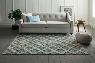 Momeni Harper HAR-1 Aqua Area Rug main image