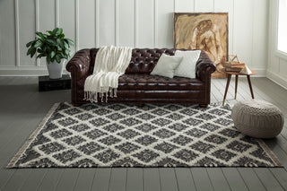 Momeni Harper HAR-1 Black Area Rug Room Image Feature