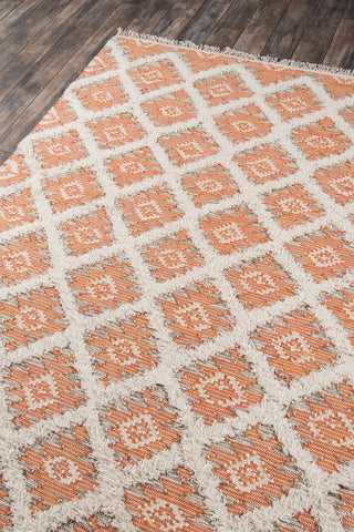 Momeni Harper HAR-1 Orange Area Rug Corner Image