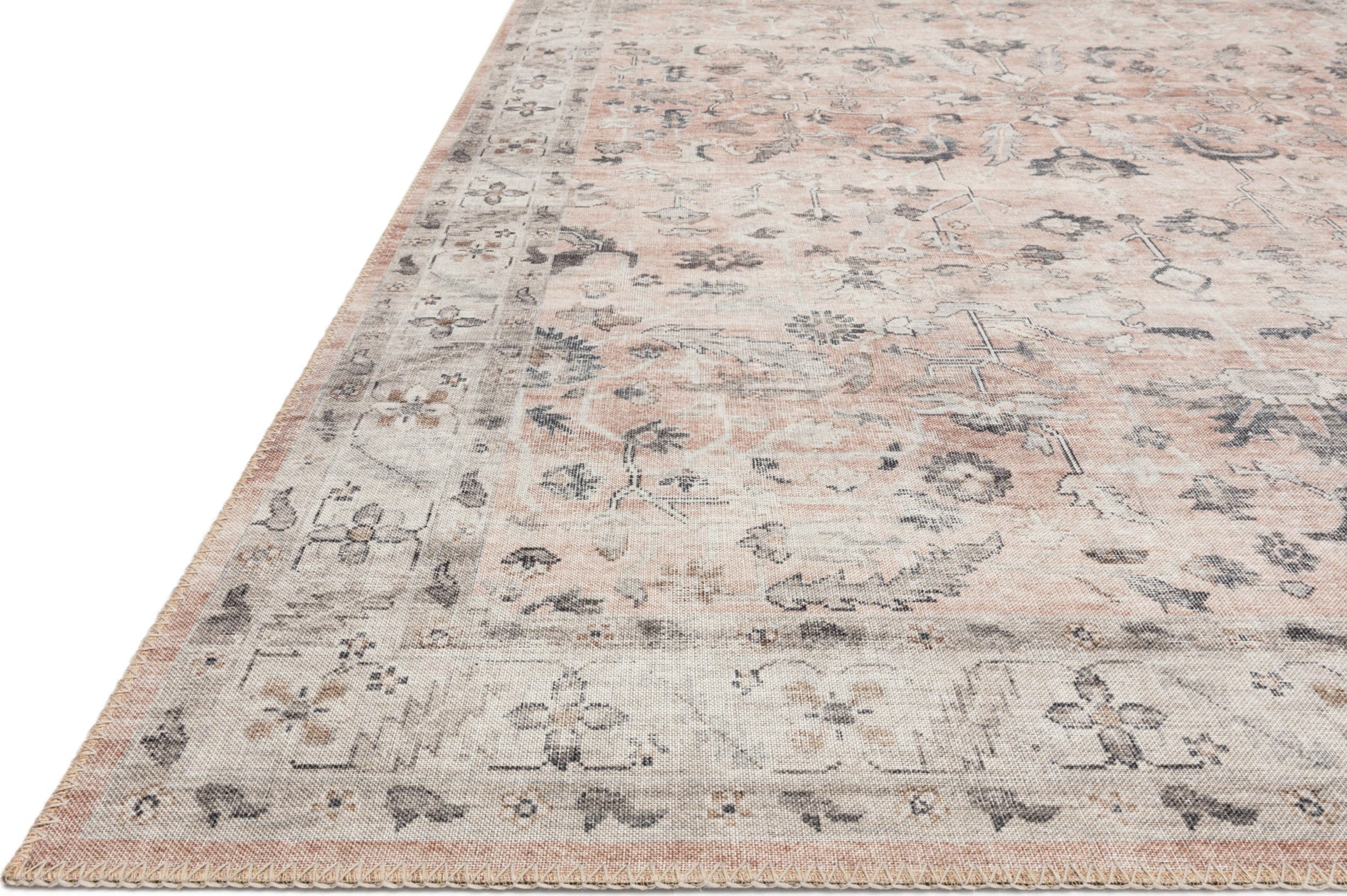 Loloi II Hathaway HTH-06 Blush/Multi Area Rug – Incredible Rugs