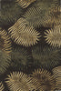 KAS Havana 2617 Espresso Fern View Hand Tufted Area Rug