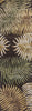 KAS Havana 2617 Espresso Fern View Hand Tufted Area Rug 
