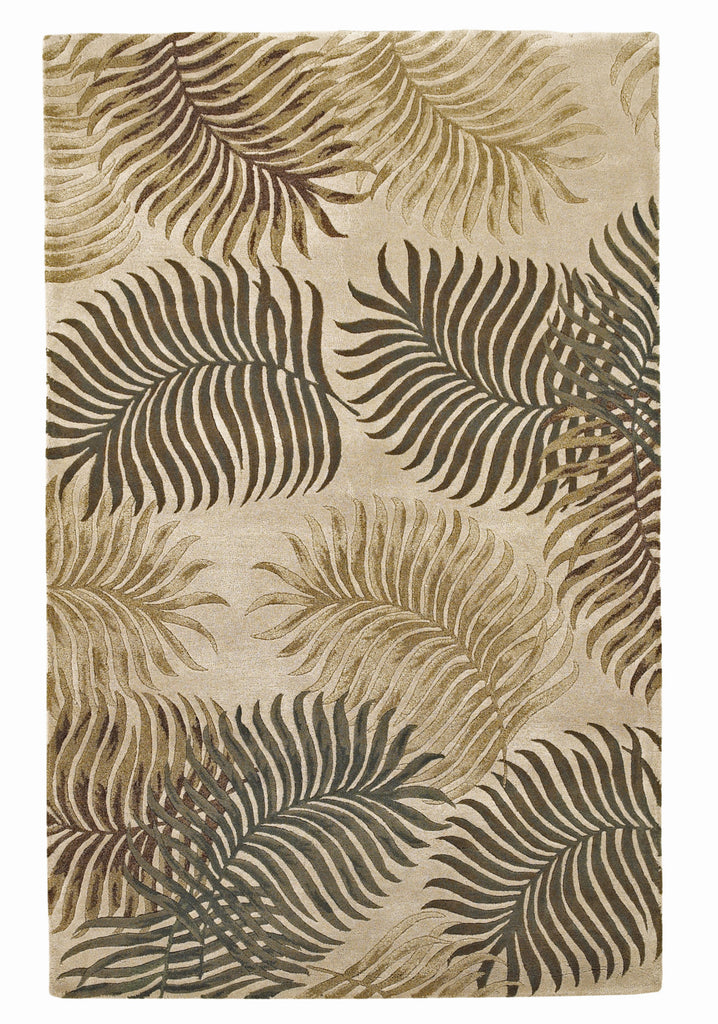 KAS Havana 2622 Natural Fern View Hand Tufted Area Rug