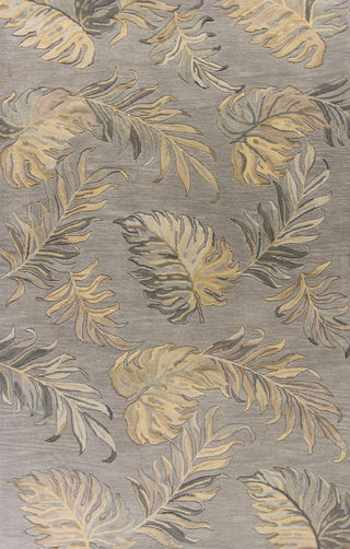 KAS Havana 2639 Grey Palms Hand Tufted Area Rug