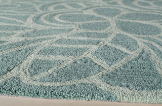 Momeni Havana HV-01 Blue Area Rug Corner Shot