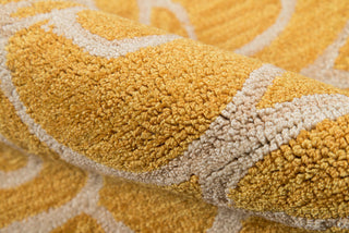 Momeni Havana HV-01 Yellow Area Rug Detail Shot