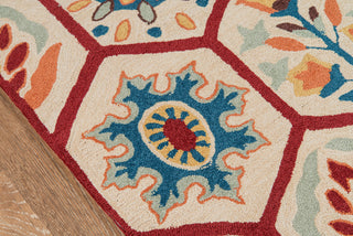 Momeni Havana HV-08 Red Area Rug Closeup