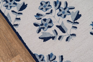 Momeni Havana HV-09 Blue Area Rug Closeup