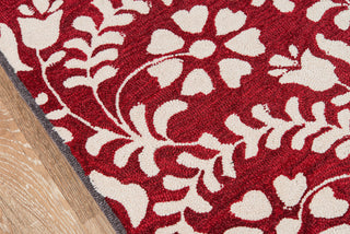 Momeni Havana HV-10 Red Area Rug Closeup