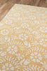 Momeni Havana HV-10 Yellow Area Rug Corner Shot Feature